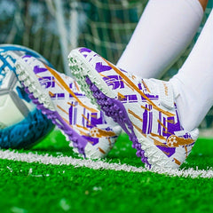 Boy's Turf Football Boots Anti Skid TF Soccer Cleats