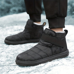 Women's Camo Winter Snow Boots Plush Inner Hook & Loop Fastener