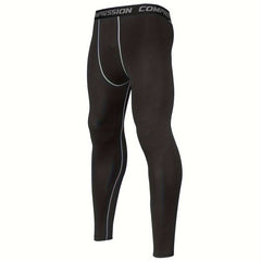 Men's High Stretch Fitness Training Legging Gym Sports