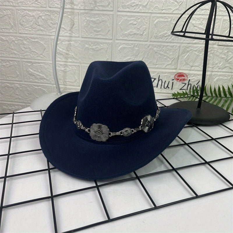 Oval Pendant Decoration Cowboy Hat Sun Hat For Men And Women