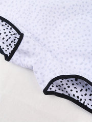 3pcs Geometric Pattern Boyshort Panties Women's Lingerie