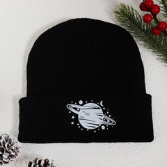 Planet Dots Knit Casual Beanie