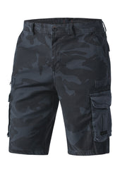 Men s Camo Cargo Shorts Lightweight Flap Pocket Work Outdoors