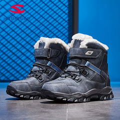 Men's Warm Fleece Snow Boots Non slip Ankle Boots