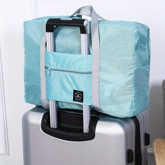 Foldable Travel Luggage Bag Lightweight Nylon Shoulder Bag Large Capacity
