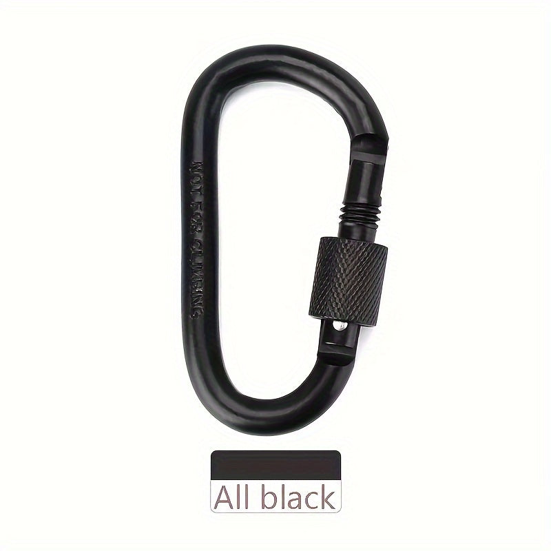 Aluminum Carabiner w/ Screw Lock for Camping Hiking Mountaineering