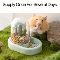 Hamster Automatic Feeder Bowl Small Pet Food Bowl Little Animals Feeding Machine