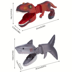 Stretch Dinosaur Toy Clip Feather Manipulator