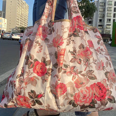 All Over Print Shoulder Bag Lightweight Foldable Shopper Bag