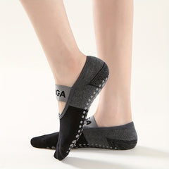 Women's Anti-slip Yoga Socks, Breathable Casual Sports Socks