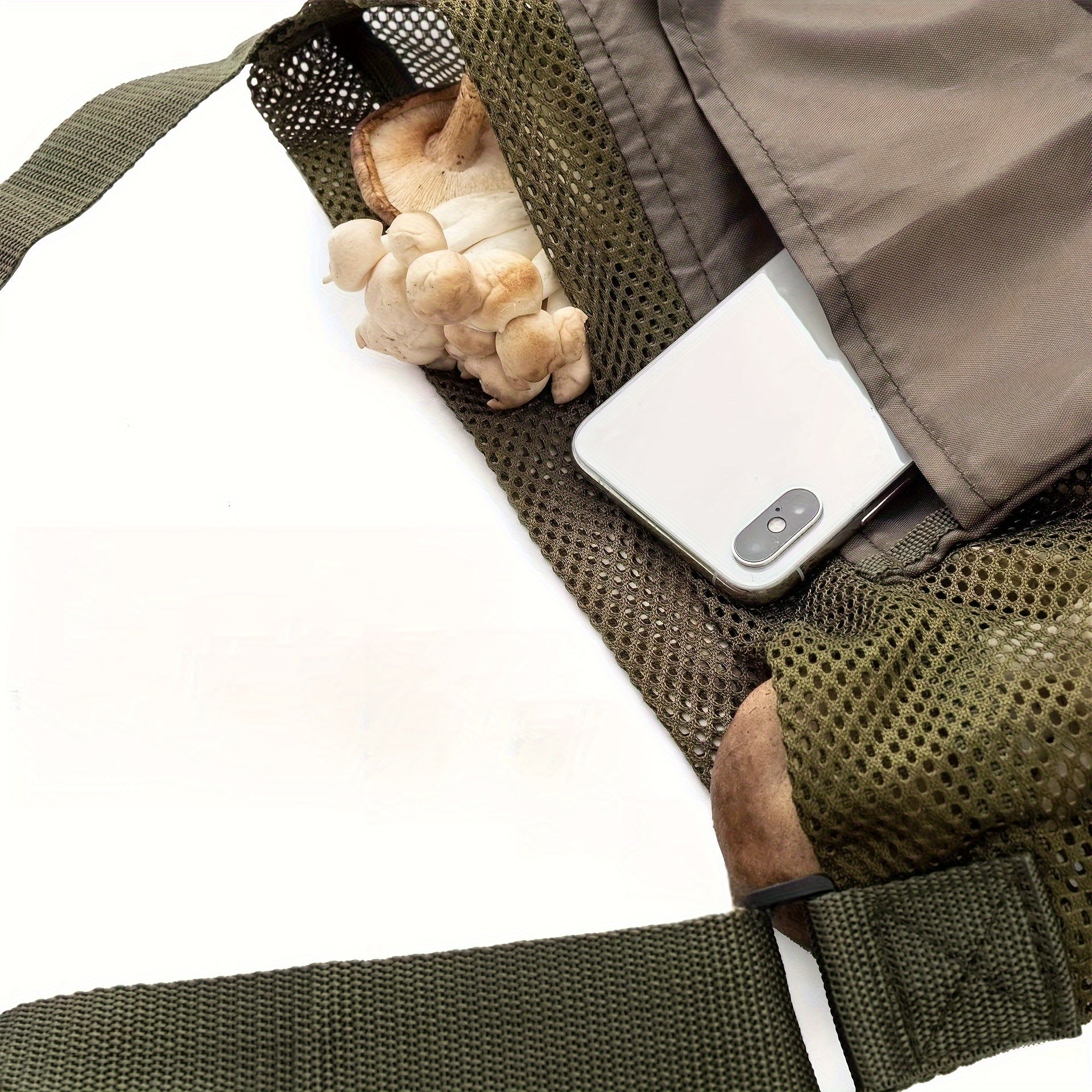 Portable Picking And Foraging Bag Small Mushroom Storage Mesh Bag Handbag