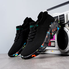Men's Chunky Sneakers with Mesh Front
