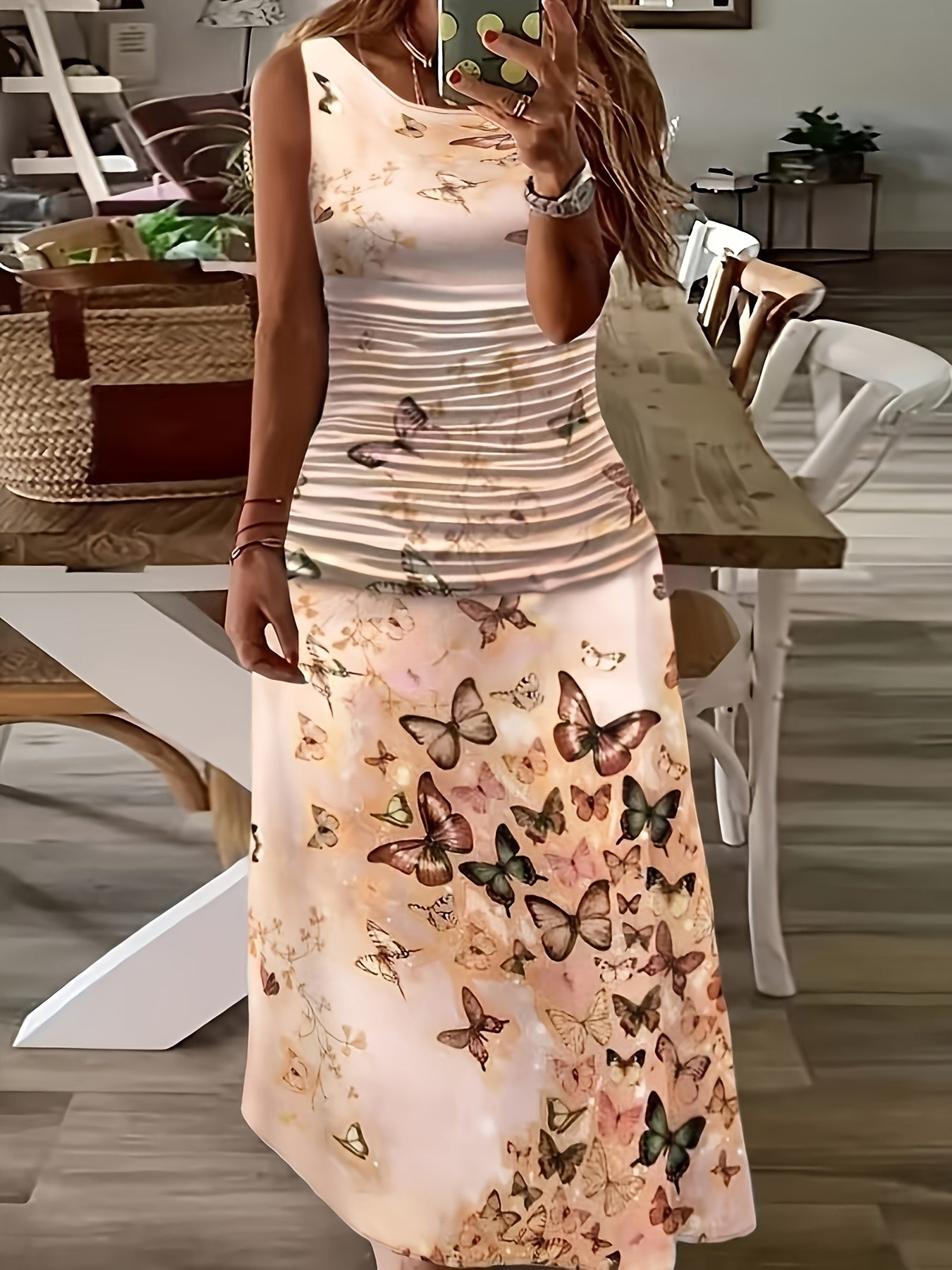 Floral Print Tank Dress