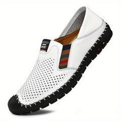 Men's Ventilated Loafer Shoes Non-slip Slip On Shoes