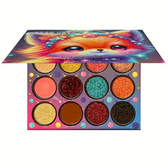 Anime Cosplay Eyeshadow Palette, 12 Matte & Shimmer Shades