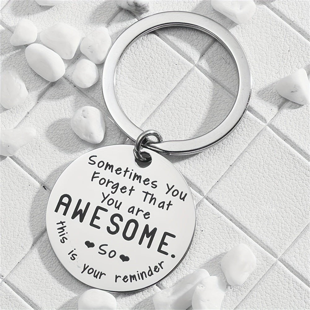 Reminder Keychain Stainless Steel Gift for Birthdays and Christmas