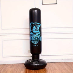 Inflatable Boxing Column Punching Bag with Pump