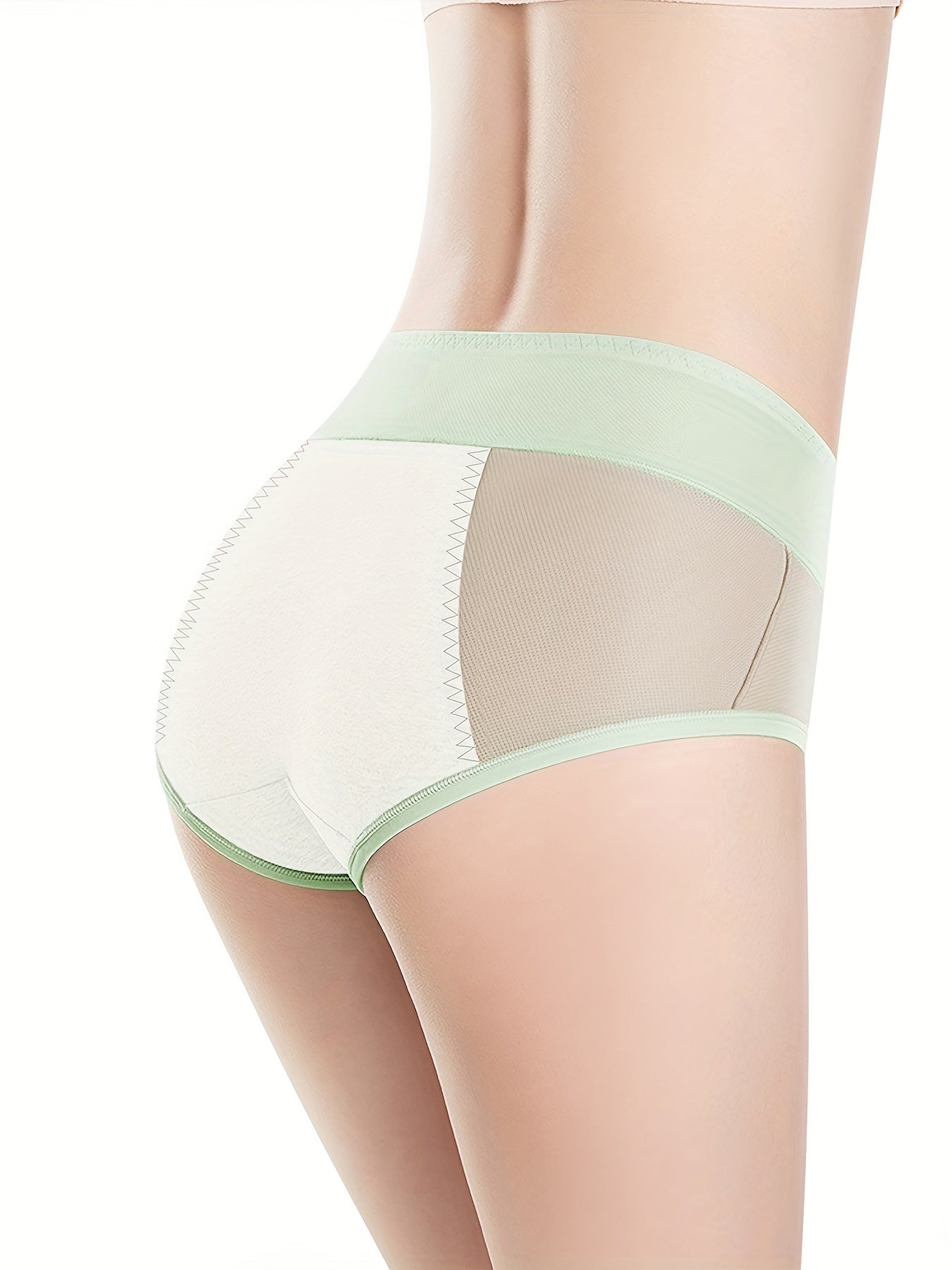 Mesh Menstrual Period Panties Anti Leak Women's Underwear
