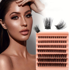 7-Row False Eyelashes Segmented Natural Thick Cluster Lashes Extension