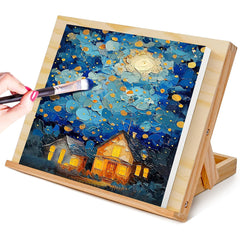 Adjustable Wooden Easel Desktop Angle Stand
