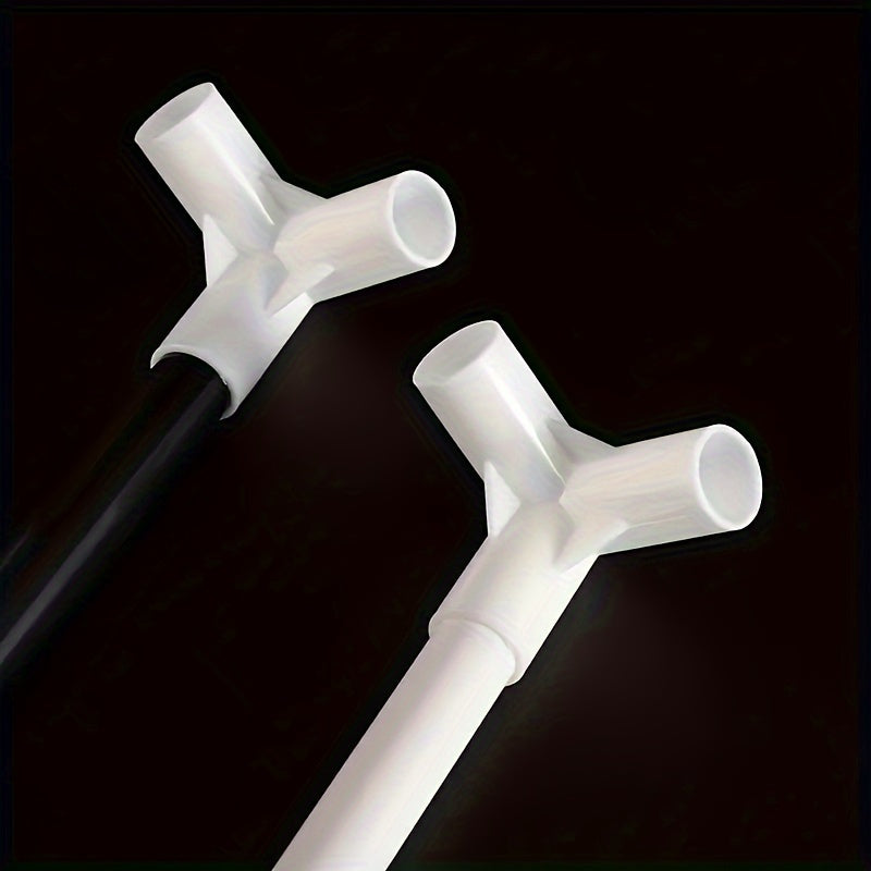 2pcs Plastic Right Angle Tee Joint 16MM - 90 Degree Plastic Tent Accessory