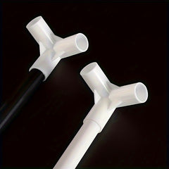 2pcs Plastic Right Angle Tee Joint 16MM - 90 Degree Plastic Tent Accessory