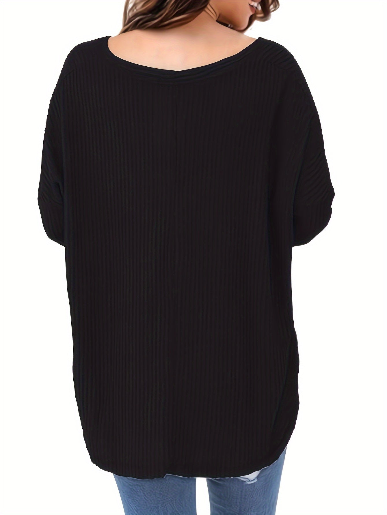 Retro Cardigan Women's Plus Solid Long Sleeve Button Up Knot Front Kni