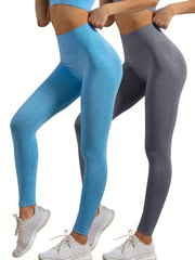 Tummy Control Running Leggings Yoga Pants Activewear Women's Fitness