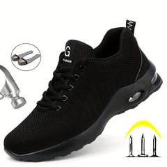Unisex Puncture Proof Anti-Smash Safety Shoes