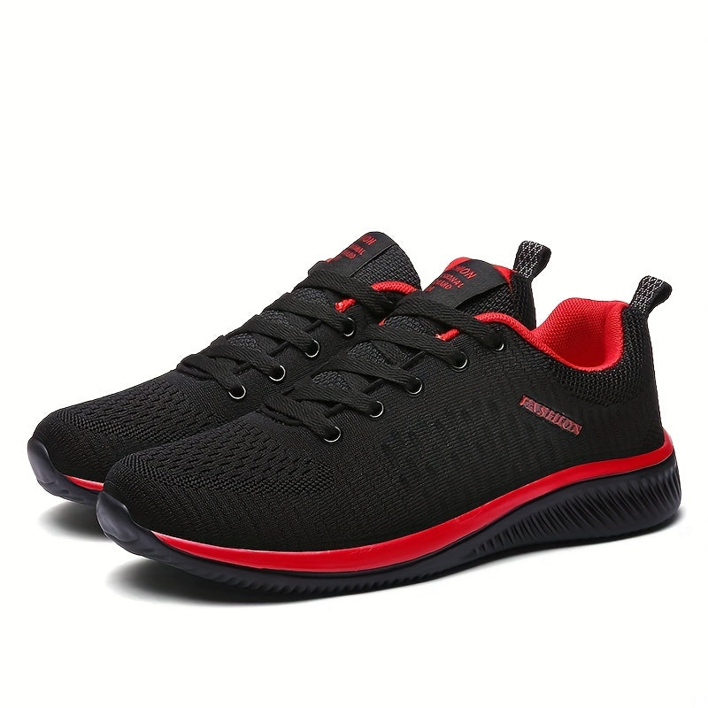 Men's Breathable Running Sneakers Lightweight Jogging Shoes