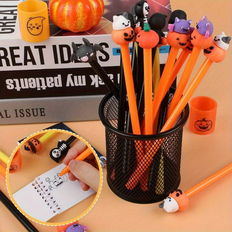 Halloween Novel Writing Pens & Colored Pencils Set