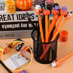 Halloween Novel Writing Pens & Colored Pencils Set