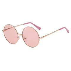 Girls Round Frame Sunglasses UV Protection Summer Sunglasses Kids Accessories