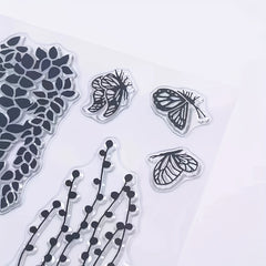 Branches Butterfly Stamps for Card Making Decorations