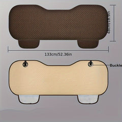Car Seat Cover Linen Rear Seat Cushion Protector Pad Mat Universal