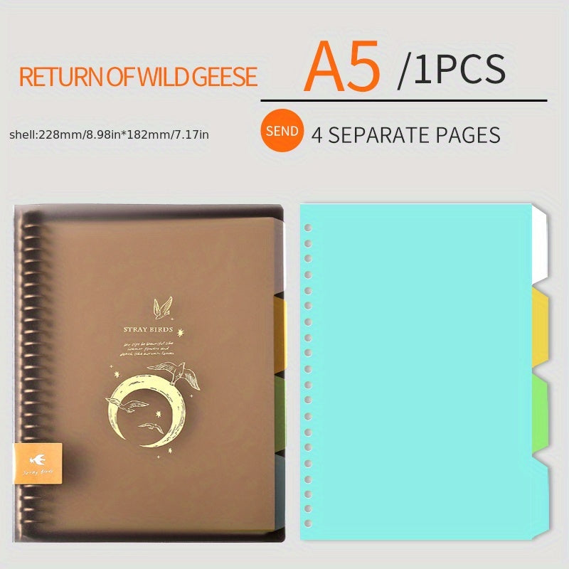 A5 Loose Leaf Notebook Refill Horizontal Line Grid A4 Thickened Notebook