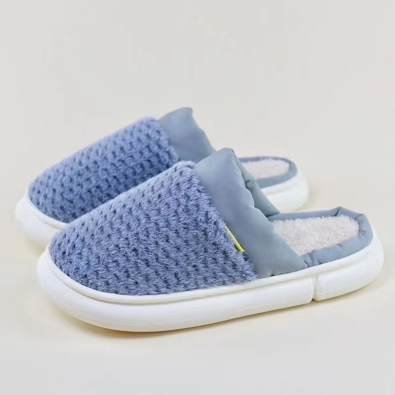 Men's Warm Fleece Slippers Home Shoes