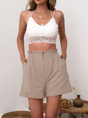 Boho Wide Leg Shorts Summer Style