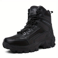 Men's Zipper Tactical Boots for Outdoor Adventure