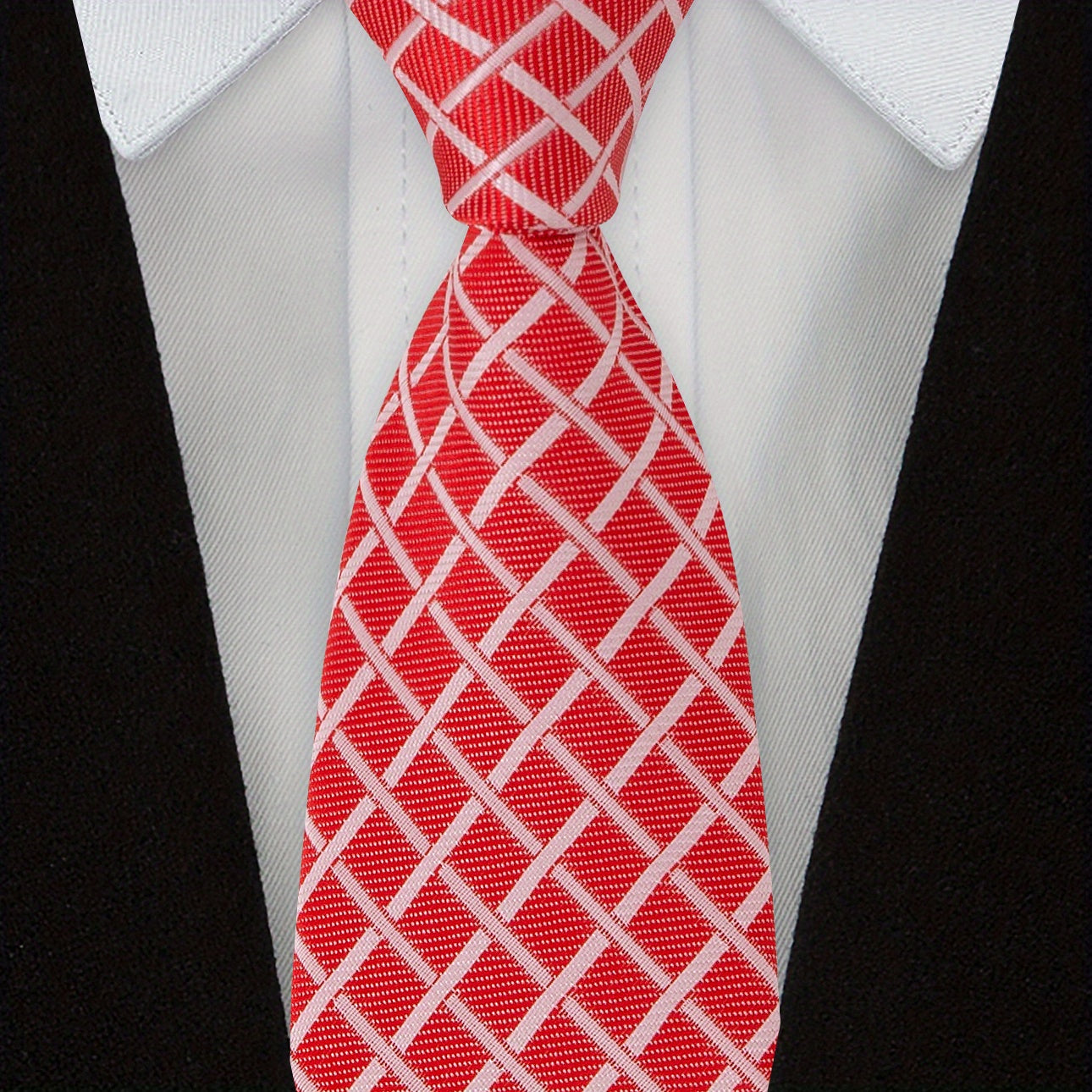 Men's Rainbow Jacquard Tie for Party Business