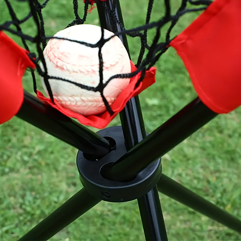 Baseball Tennis Ball Basket Rack Triangle Ball Holder Rack