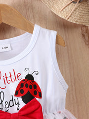 Baby Girls Casual Cartoon Mesh Skirt for Summer