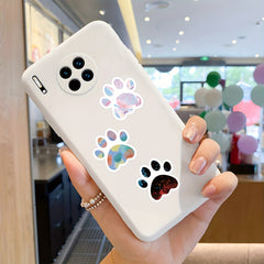 500PCS Animals Paw Print Sticker Roll Cat Dog Animals Paw Print Stickers