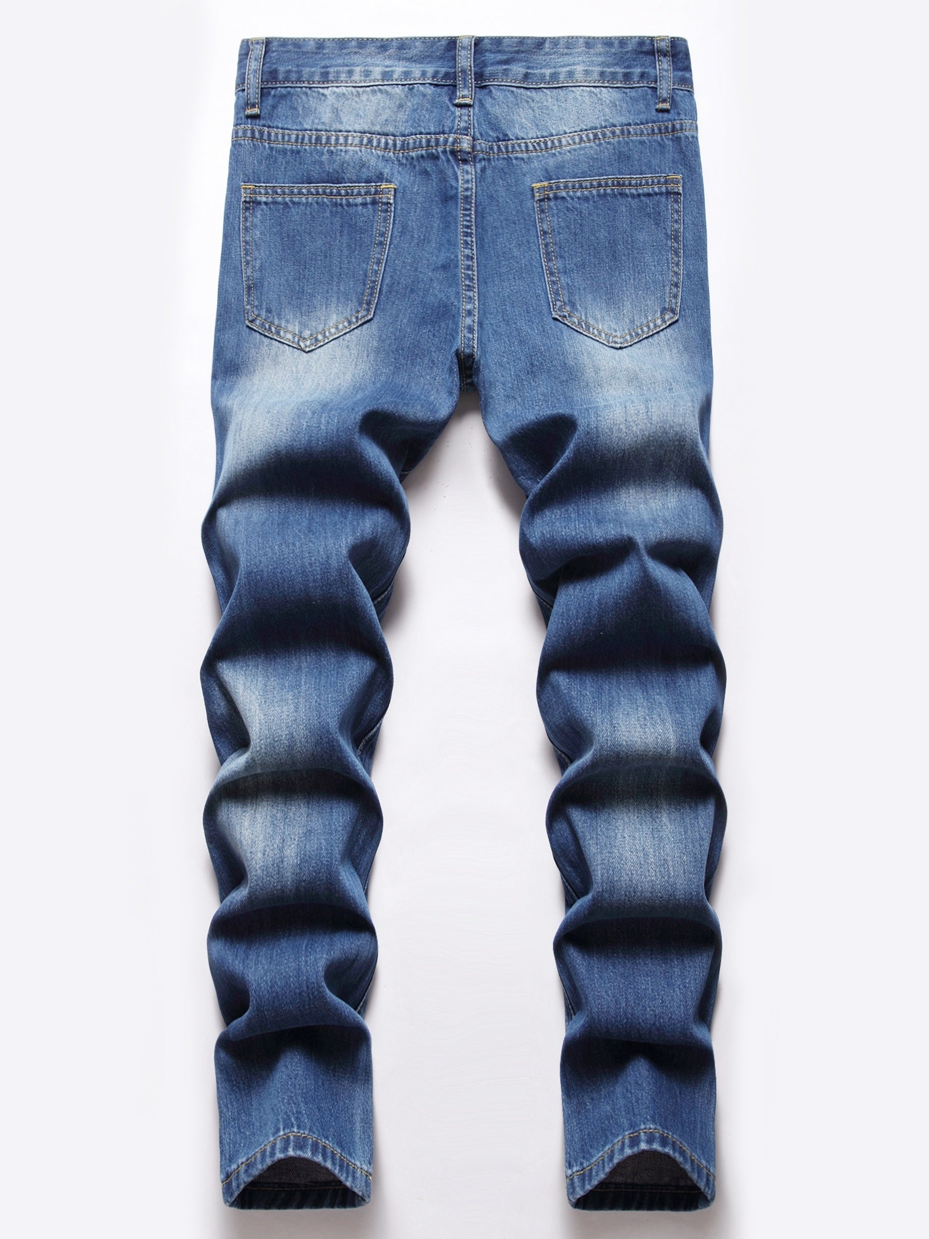 Boy's Skinny Fit Distressed Denim Jeans Pants