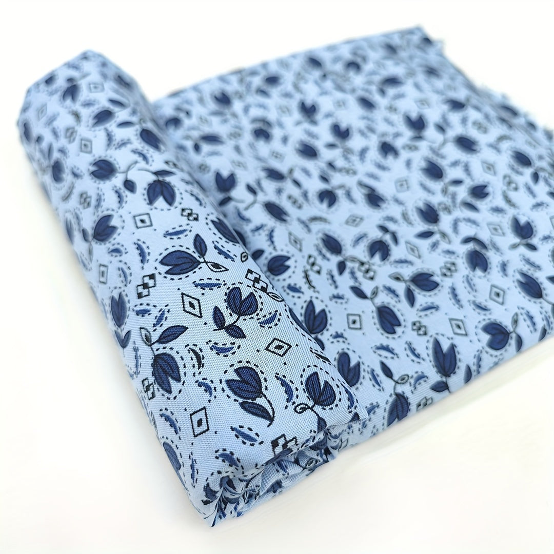 1yd Faux Cotton Fabric DIY Cloth Pants Dress Quilt Covering Material