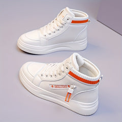 Women's Chunky High Top Sneakers Comfortable Non slip Sports Shoes