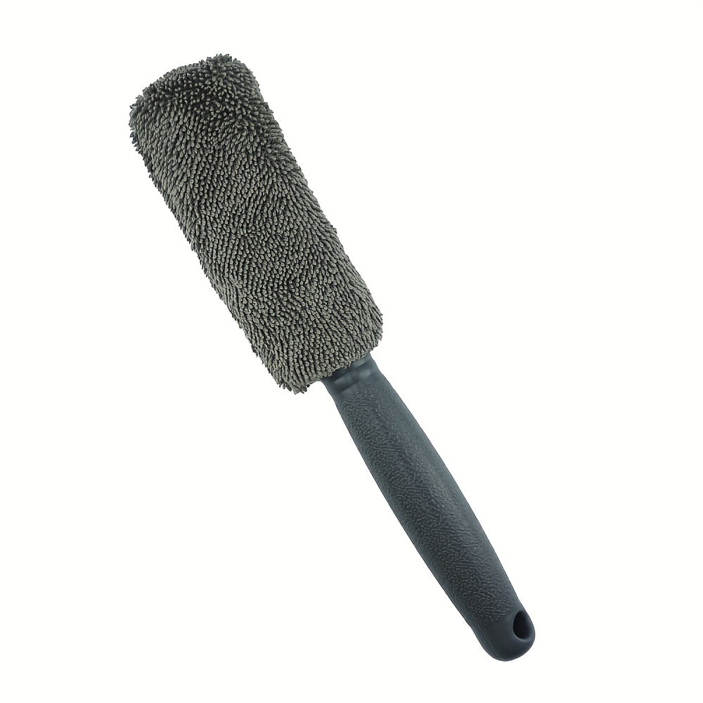 Portable Car Wash Brush Plastic Handle Wheel Cleaning Tool