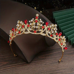 Baroque Style Crown Bridal Headband Wedding Accessories