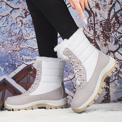 Women's Thick Snow Shoes High Tube, Non-slip, Warm & Wear Resistant