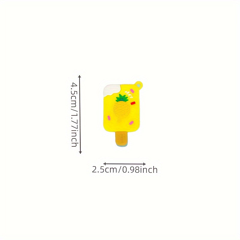 Mini Fruit Ice Cream Keychain Bag Charm Pendant Small Gift